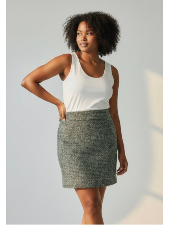 Lane Bryant Dresses & Skirts - Lane Bryant Tweed Mini Skirt